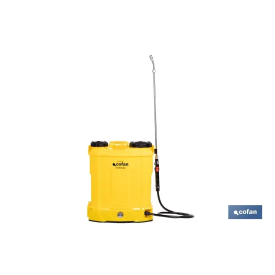PULVERIZADOR DE ESPALDA ELÉCTRICO 16 L Li-Ion 12 V 8.0 Ah