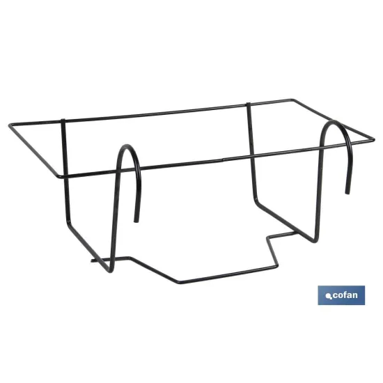 SOPORTE JARDINERA 900015521 AZAHAR NEGRO 50 X 21.5 X16 CM