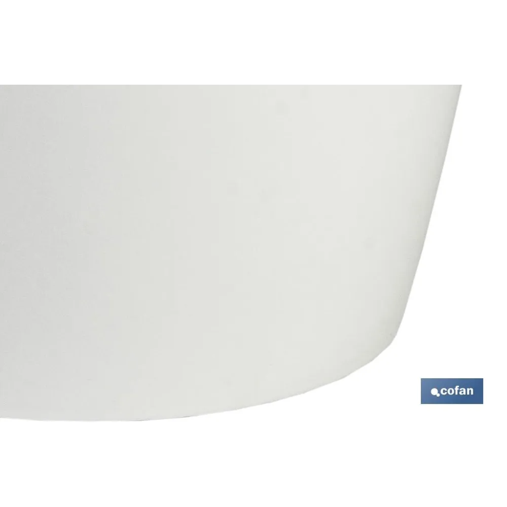 MACETA CAMELIA COLOR BLANCO 18X17.8cm venta unitaria