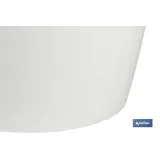 MACETA CAMELIA COLOR BLANCO 35X33cm venta unitaria