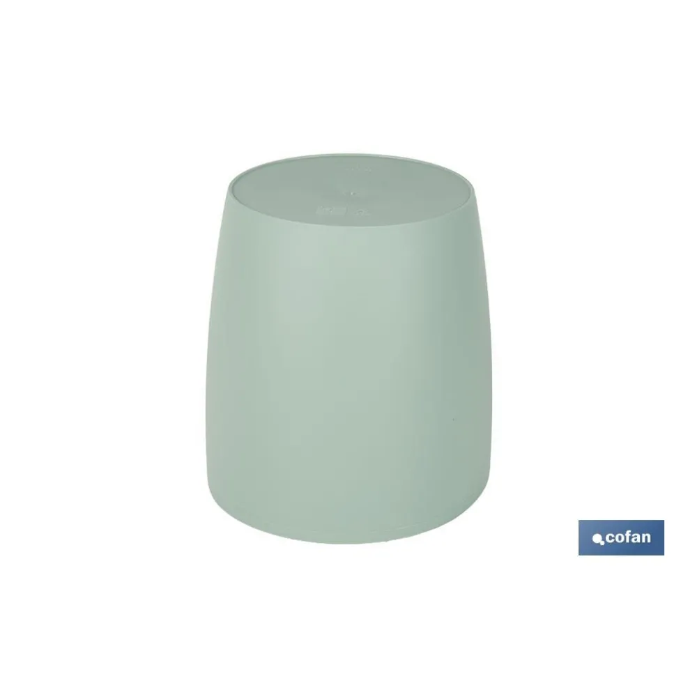 MACETA CAMELIA COLOR VERDE TURQUESA  14X13.8cm