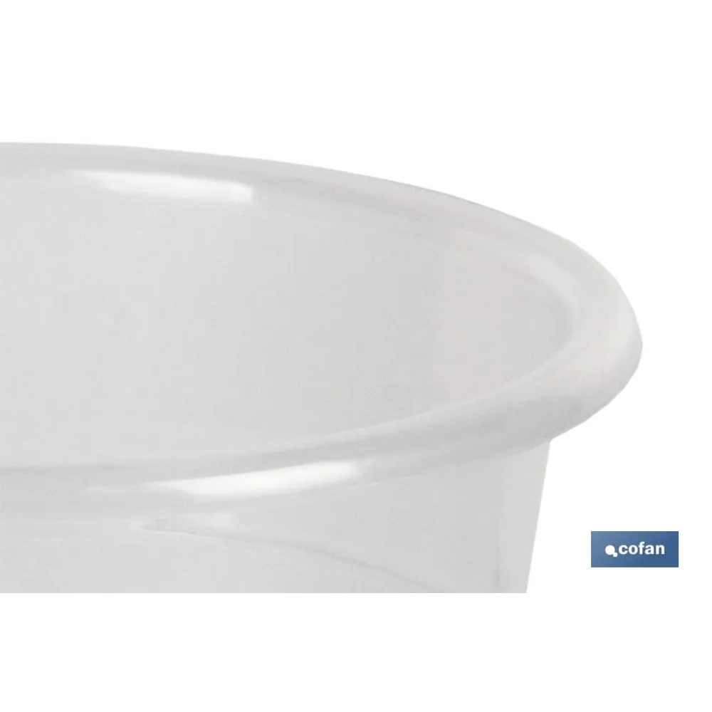MACETA ORQUIDEA TRANSPARENTE 28.5X22.5+ PLATO 23.5cm venta unitaria