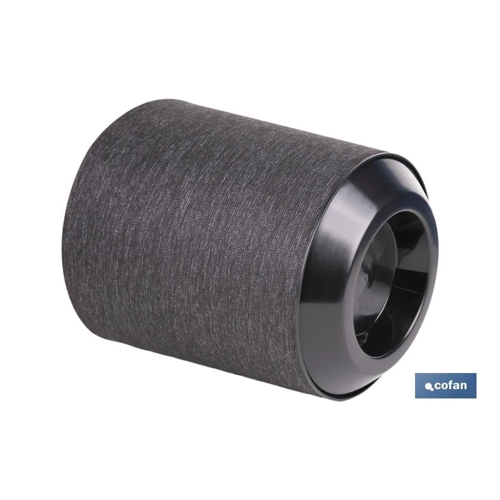 MACETA O MACETERO GAMA TEXTIL COLOR NEGRO PP Ø 195 X 201 MM 4,9 L
