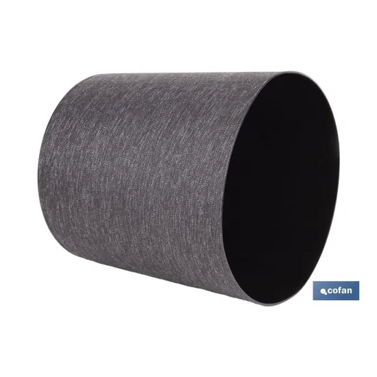MACETA O MACETERO GAMA TEXTIL COLOR NEGRO PP Ø 195 X 201 MM 4,9 L venta unitaria
