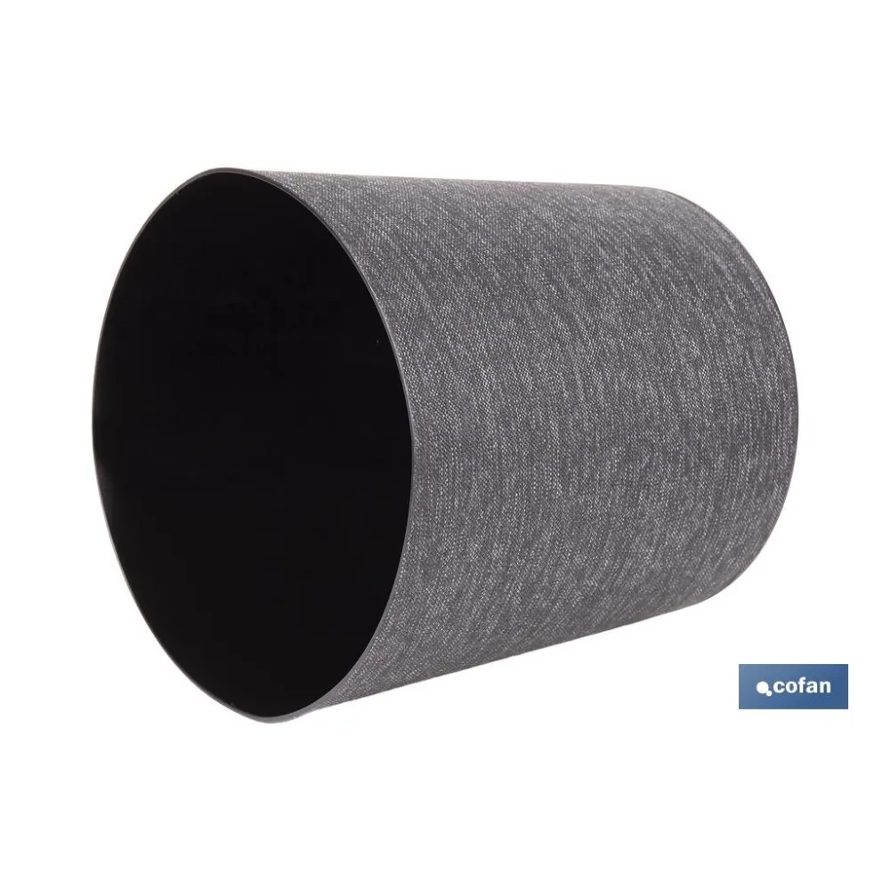 MACETA O MACETERO GAMA TEXTIL COLOR NEGRO PP Ø 254 X 269 MM 10,5 L