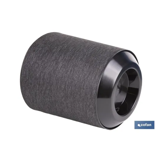 MACETA O MACETERO GAMA TEXTIL COLOR NEGRO PP Ø 254 X 269 MM 10,5 L venta unitaria