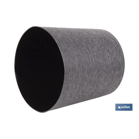 MACETA O MACETERO GAMA TEXTIL COLOR NEGRO PP Ø 254 X 269 MM 10,5 L venta unitaria