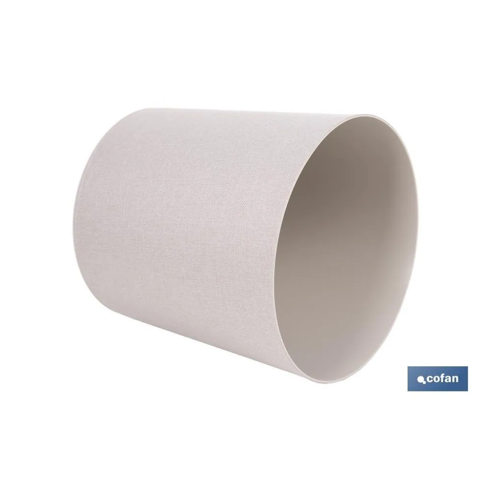 MACETA O MACETERO GAMA TEXTIL COLOR BEIGE PP Ø 254 X 269 MM 10,5 L venta unitaria