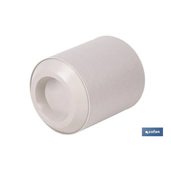 MACETA O MACETERO GAMA TEXTIL COLOR BEIGE PP Ø 254 X 269 MM 10,5 L venta unitaria
