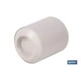 MACETA O MACETERO GAMA TEXTIL COLOR BEIGE PP Ø 285 X 316 MM 16 L venta unitaria