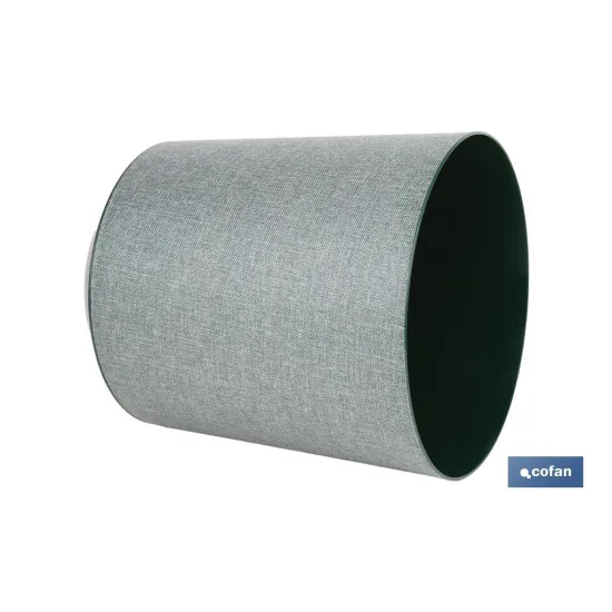 MACETA O MACETERO GAMA TEXTIL COLOR VERDE PP Ø 285 X 316 MM 16 L venta unitaria