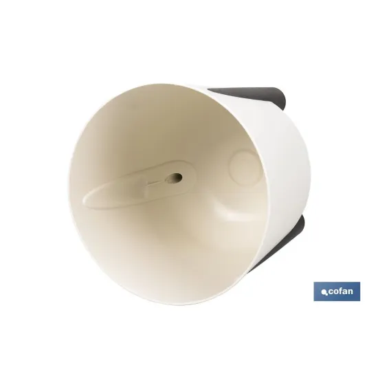 MACETA CON PATAS Y FILTRO DE DRENAJE COLOR CREMA PP Ø 183 X 180 MM 3,3 L venta unitaria