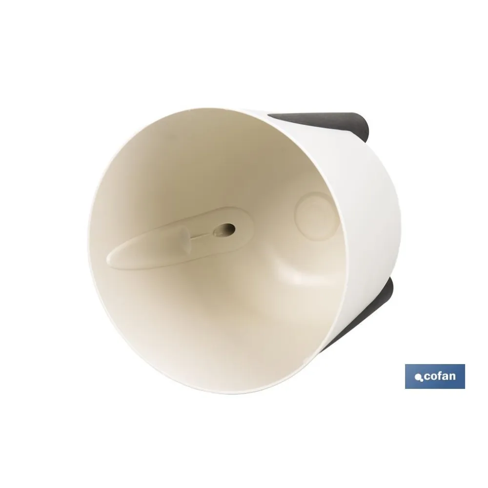 MACETA CON PATAS Y FILTRO DE DRENAJE COLOR CREMA PP Ø 183 X 180 MM 3,3 L venta unitaria