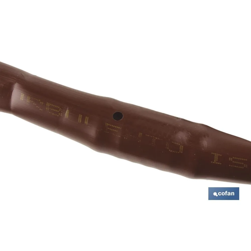 TUBO 50M RIEGO GOTEO MARRON (Gotero a 0,33m) Ø16MM