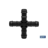 CONEXIÓN CRUZ Ø16MM