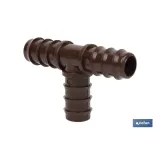 CONEXIÓN EN T Ø16MM (MARRÓN-MAX SEGUR.) Venta unitaria