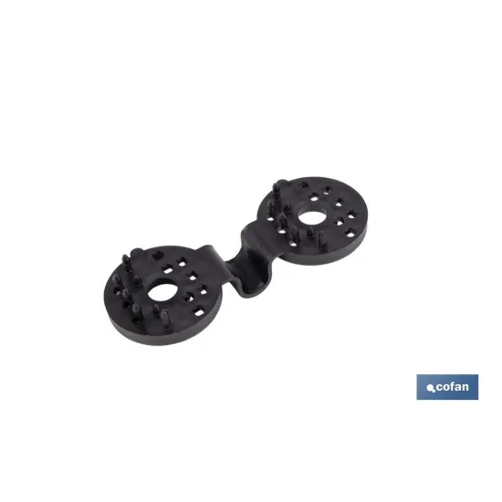 PACK 10 UDS. PINZA NEGRA PARA MALLA DE SOMBREO