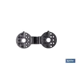 PACK 10 UDS. PINZA NEGRA PARA MALLA DE SOMBREO