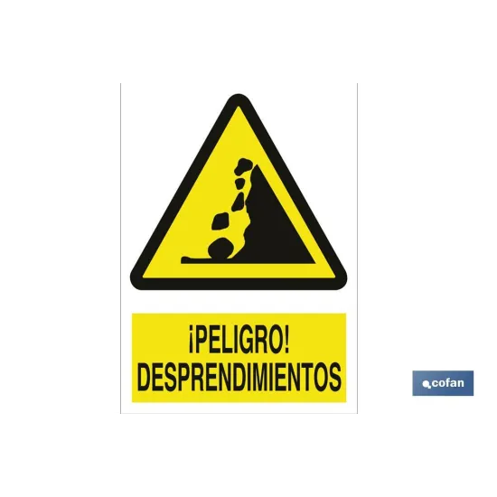 SEÑAL POLIESTIRENO 210X148MM.