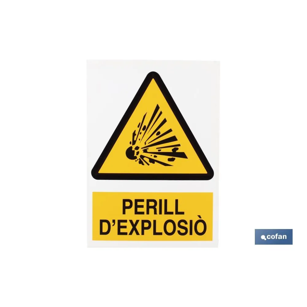 SEÑAL POLIESTIRENO 297X210 MM