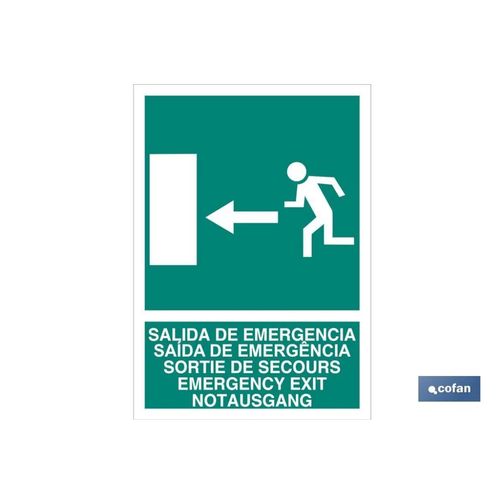 SEÑAL LUMINISCENTE 297X210MM.