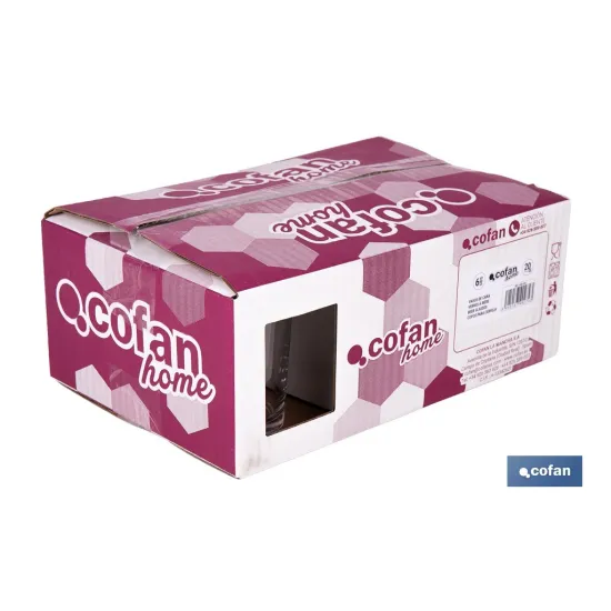PACK DE 6 VASOS DE CAÑA 20 CL