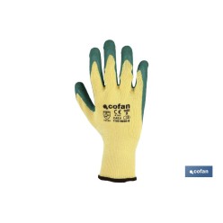 GUANTE LATEX RUGOSO VERDE TALLA 8