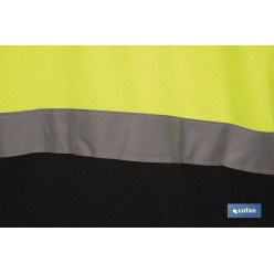 FORRO POLAR DE ALTA VISIBILIDAD MODELO ALTAIR AMARILLO Y AZUL TALLA L