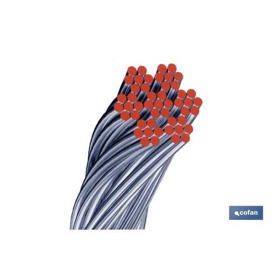 ROLLO CABLE GALVANIZADO 250 MTS. 3MM.
