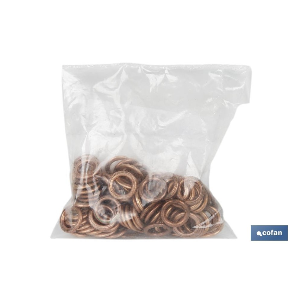 ARANDELA DE COBRE PARA TAPON CARTER 10x14