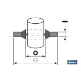 ARANDELA METAL GOMA 1/4