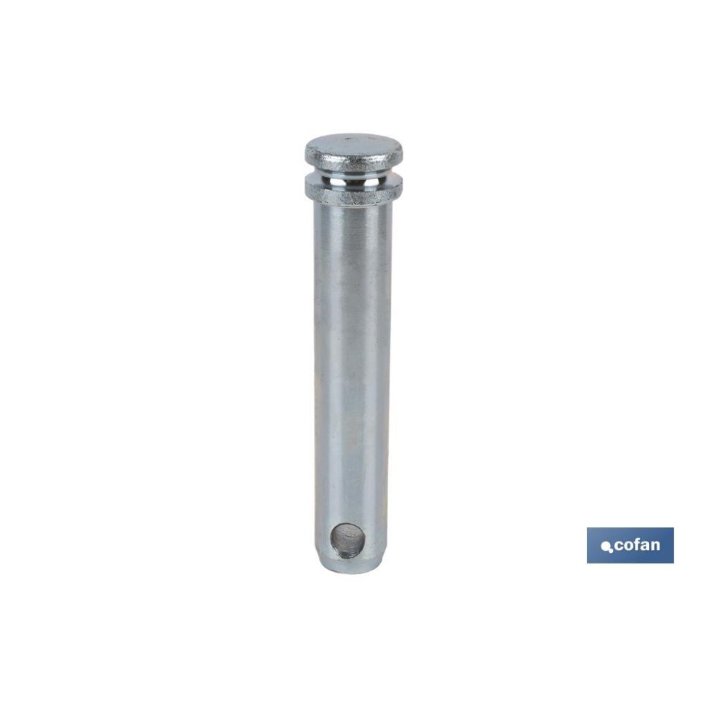 PERNO PARA TERCER PUNTO CON CABEZA Ø28 X 130 MM