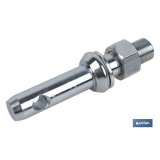 PERNO ROSCADO PARA ENGANCHE APEROS M 22 X Ø22 MM