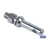 PERNO ROSCADO PARA ENGANCHE APEROS M 22 X Ø22 MM