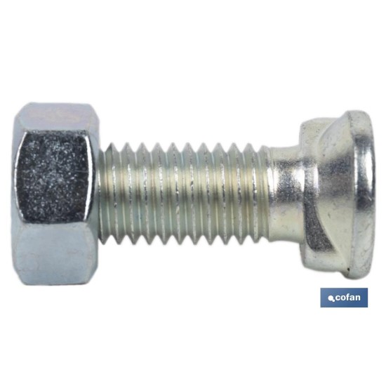TORNILLO DOS PRISIONEROS C-8.8 M-12X40 ZINCADO