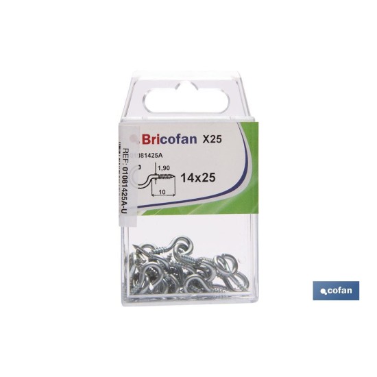 BLÍSTER DE 17 UDS. HEMBRILLA ABIERTA 17X35 VENTA UNITARIA
