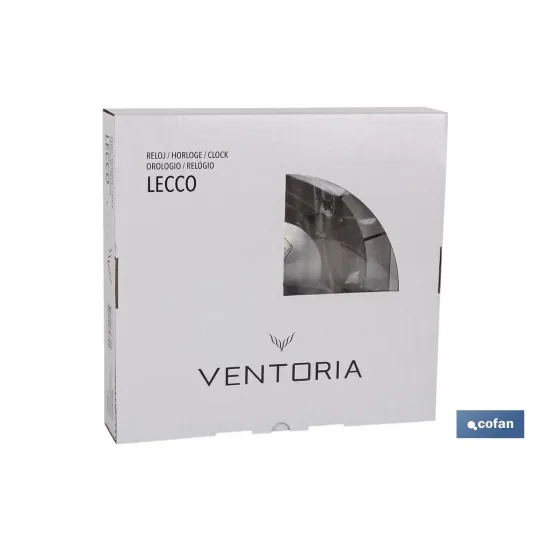 Comprar RELOJ DE PARED Ø31CM CRISTAL/ALUM M Cofan | almacendeferreteriacor.es