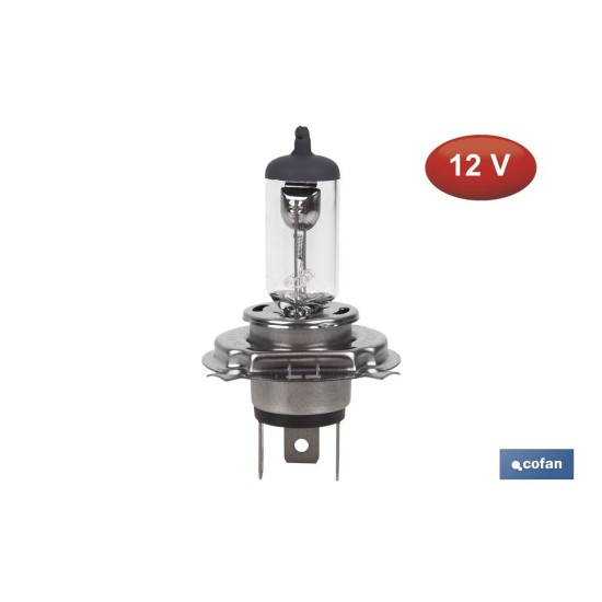 LÁMPARA HALÓGENA COFAN H4 (P43t) 12V 60/55W