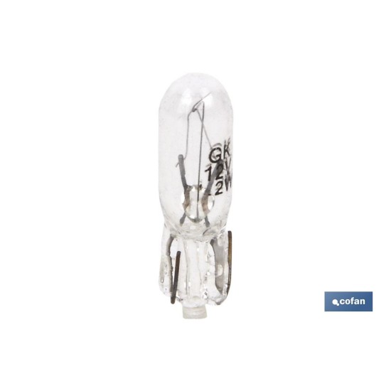 LÁMPARA S/CASQUILLO W1,2-T5 12V