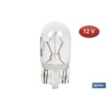 LÁMPARA S/CASQUILLO W5W  12V venta unitaria