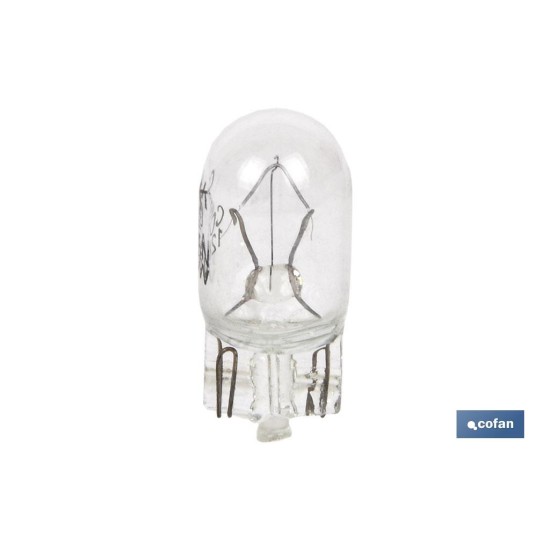 LÁMPARA S/CASQUILLO W5W  12V venta unitaria