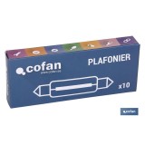LÁMPARA PLAFONIER C10W (11X31mm) 12V
