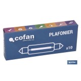 LÁMPARA PLAFONIER C5W (11X38mm) 12V venta unitaria