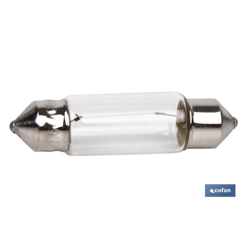 LÁMPARA PLAFONIER C5W (11X38mm) 12V venta unitaria