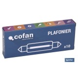 LÁMPARA PLAFONIER C10W (11X38mm) 12V