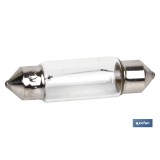 LÁMPARA PLAFONIER C10W (11X38mm) 12V venta unitaria