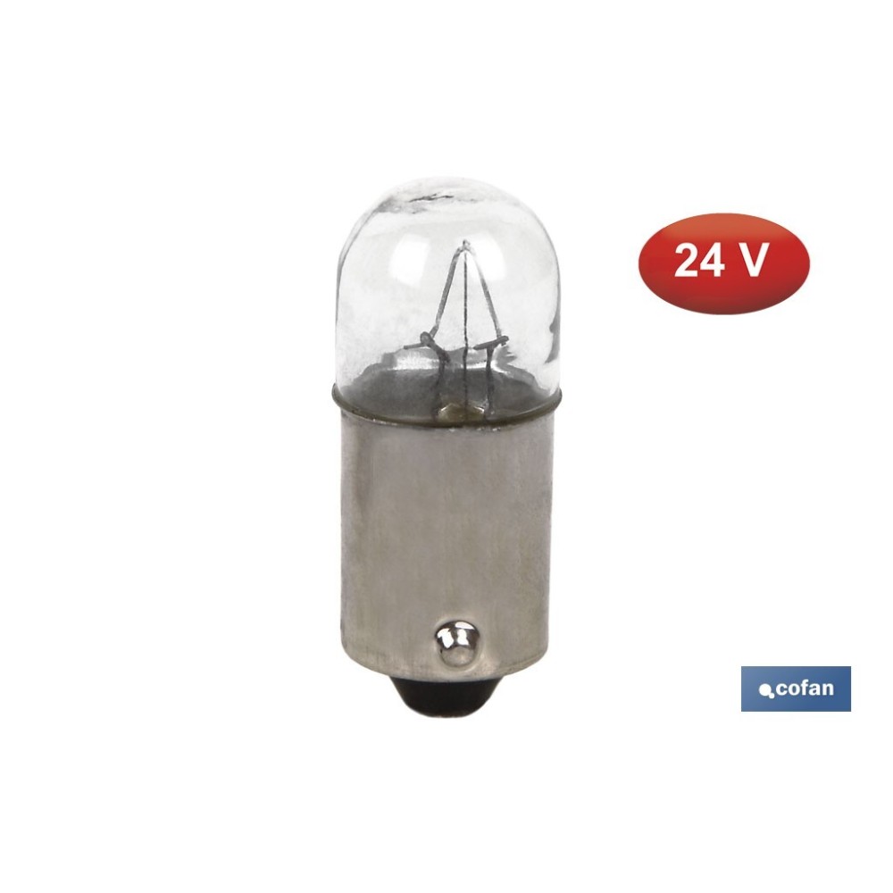 LÁMPARA COFAN CONTROL T4W (BA9s) 24V venta unitaria