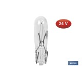 LÁMPARA S/CASQUILLO W1,2-T5 (W2X4, 6d) 24V venta unitaria