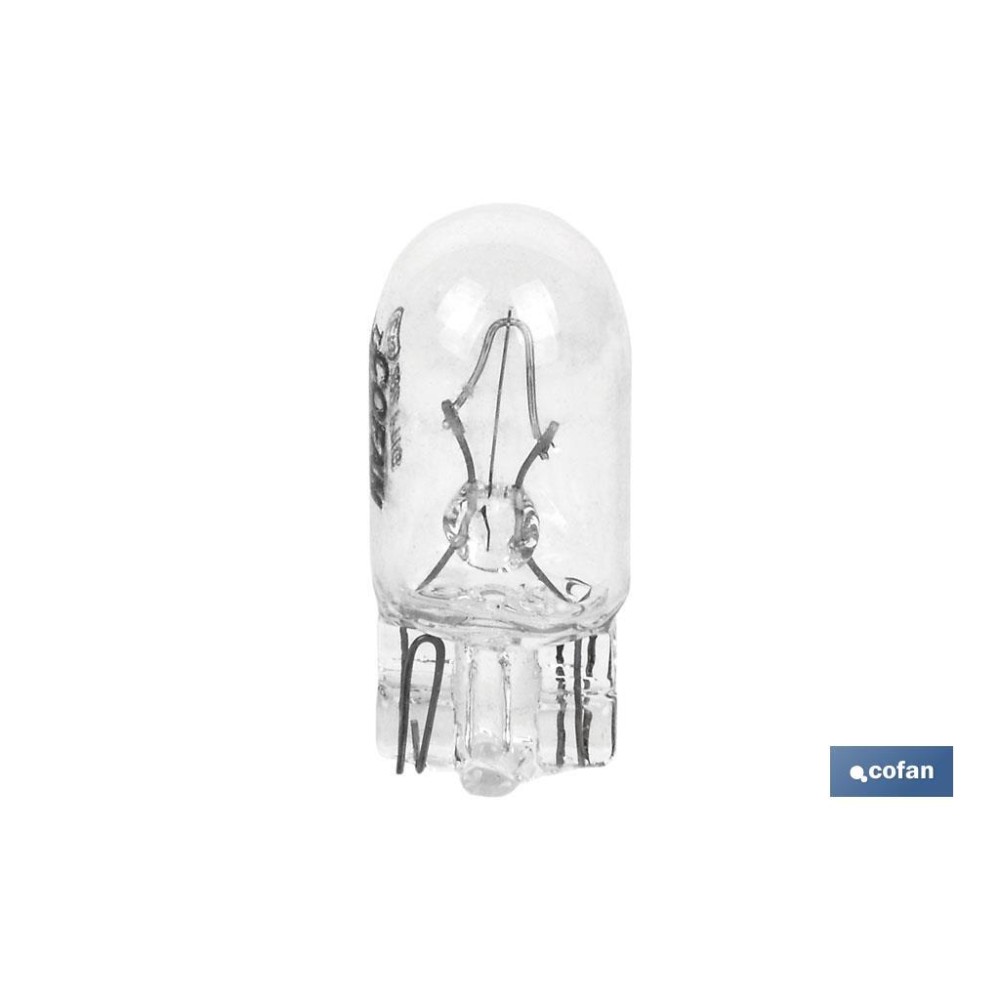 LÁMPARA S/CASQUILLO W5W (W2,1x9,5d) 24V venta unitaria