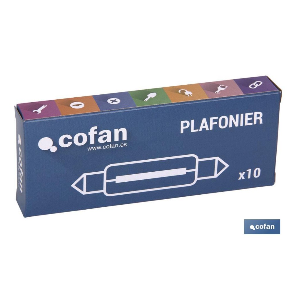 LÁMPARA COFAN PLAFONIER C5W (11X38) 24V